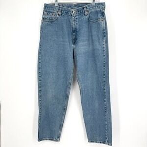 Vintage Y2K Levis 560 Loose Fit Straight Leg Jeans High Rise Blue Cotton‎ 16 S